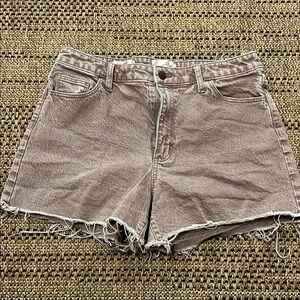 Universal Thread Jean Shorts High Waist Frayed Hem